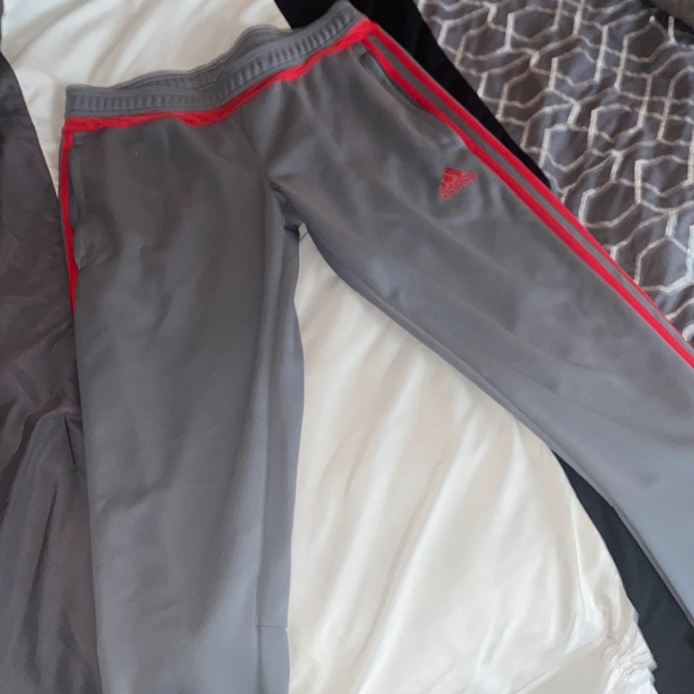 Grey women adidas joggers. Size small. Hardly worn